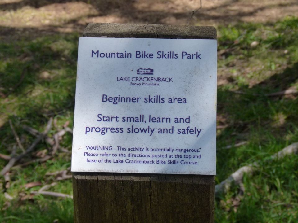 Skill area sign - beginner
